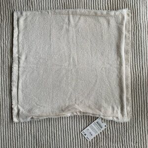 Zara Home Cream Throw Pillow Case NWT